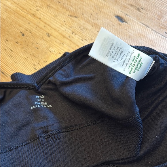 Aerie Black and Gray Ribbed Bralette Set - Picture 6 of 7